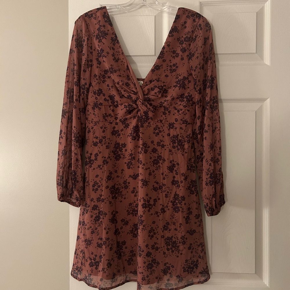 Floral Long Sleeve Dress